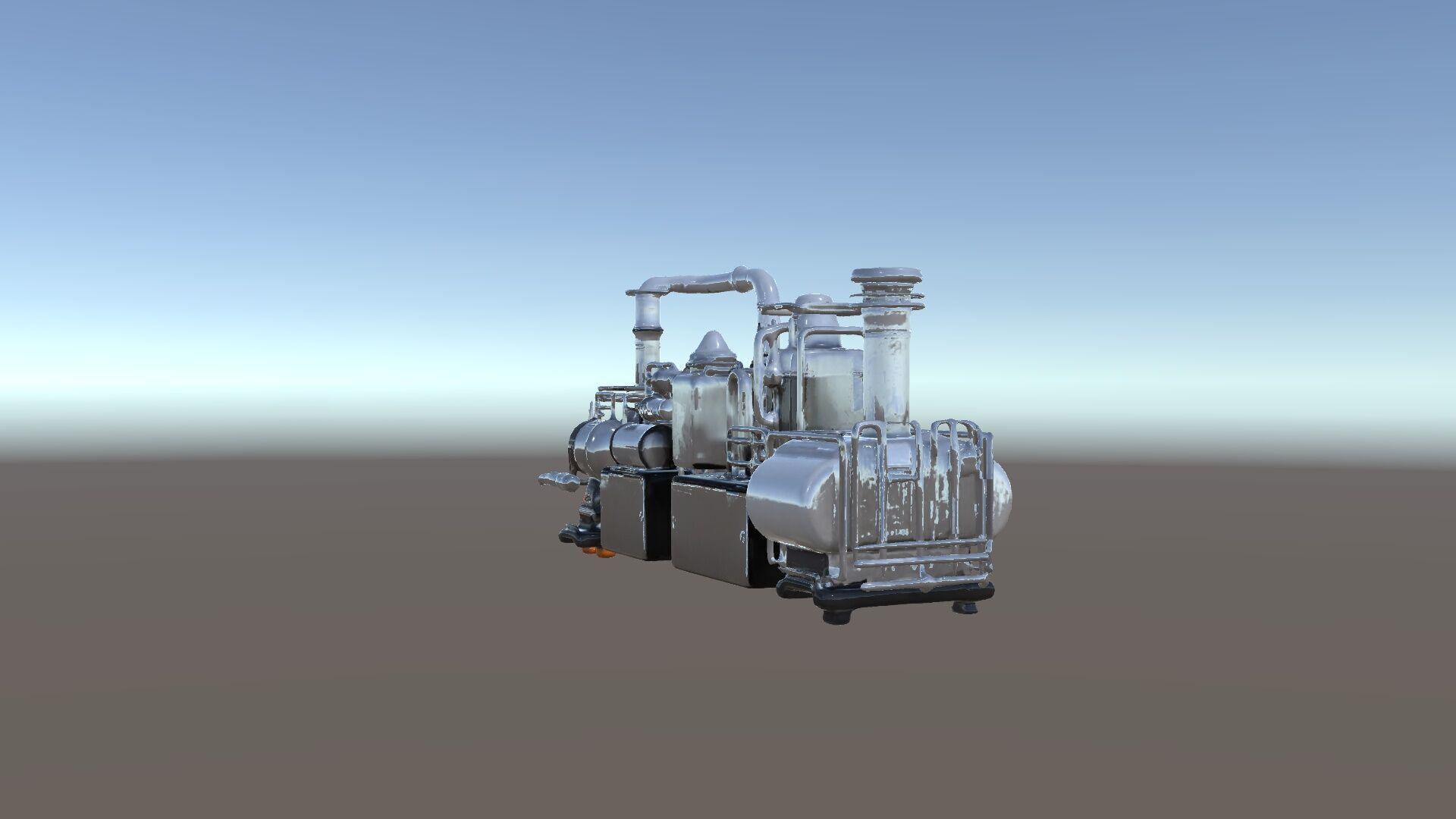 Industrial Machine D Model Pack Low-poly 3D model_5