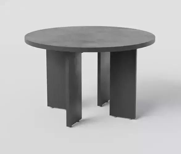Round dining table