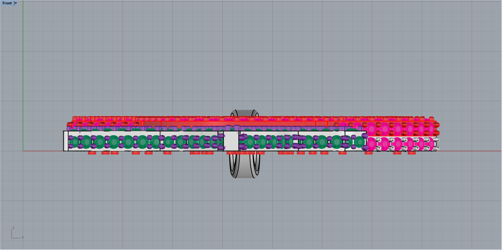 Rose pendant model 1244 3D print model_7