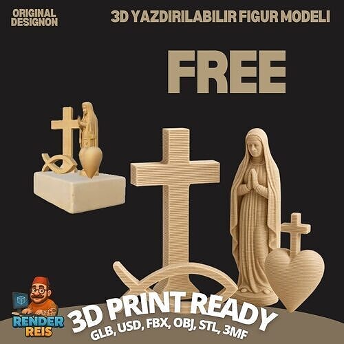 3D Reflection of Victory and Hope Free 3D print model