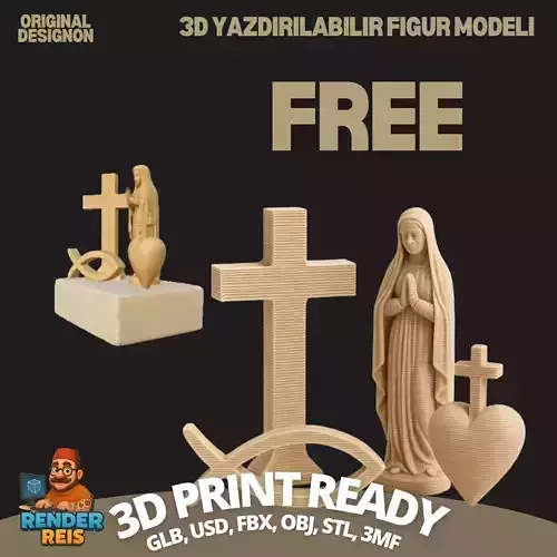 3D Reflection of Victory and Hope