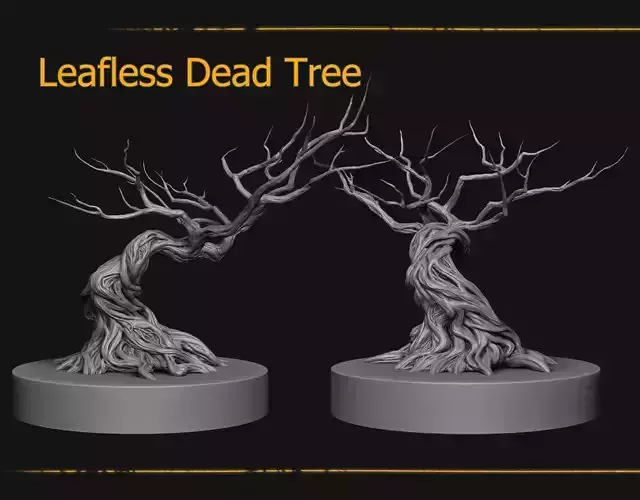  Leafless Dead Tree 3D High-Poly