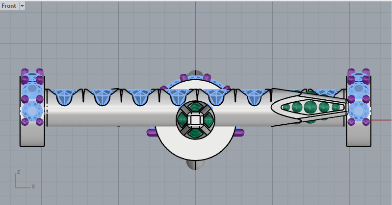 Nail cross model 1249 3D print model_6