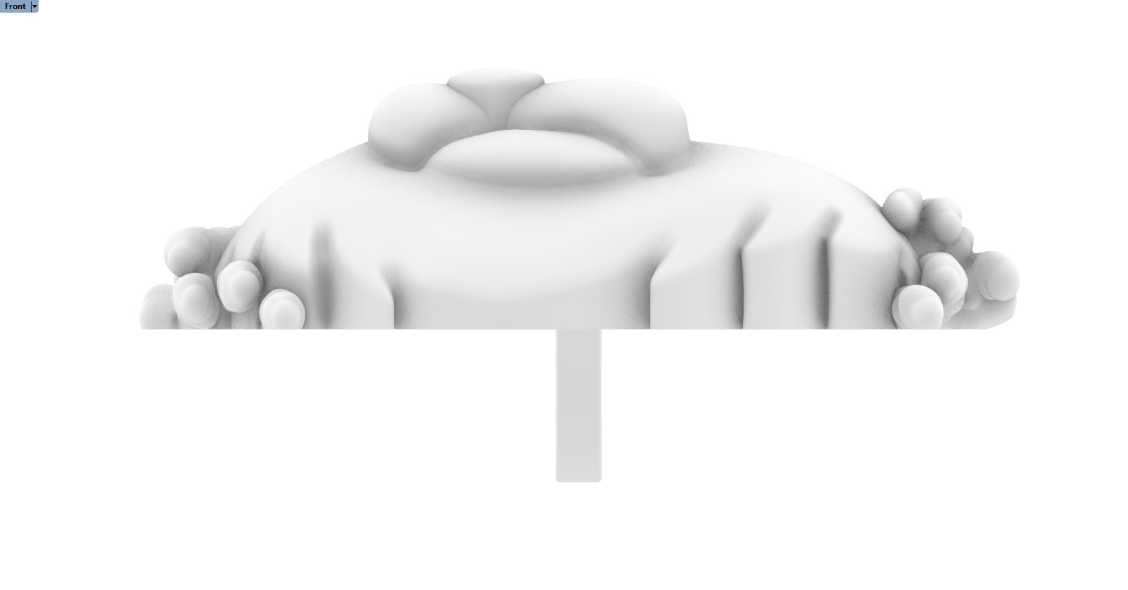 music panda reper pendant model 1252 3D print model_7