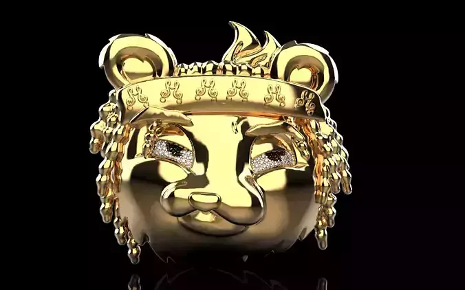 music panda reper pendant model 1252 3D print model
