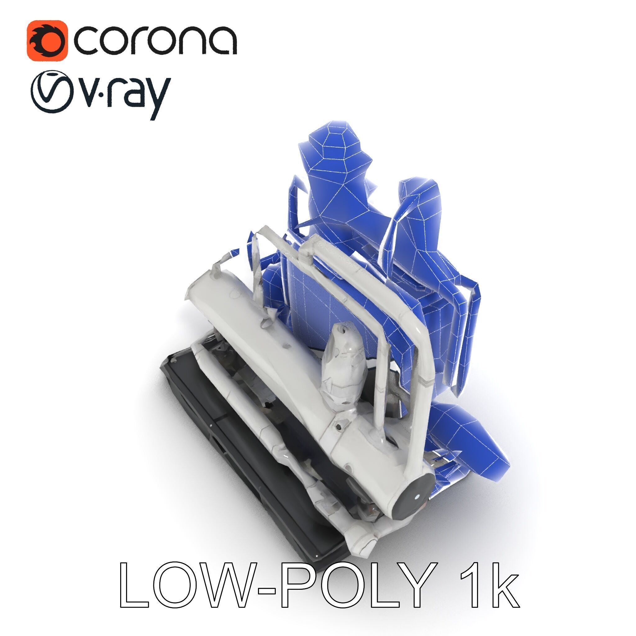 Industrial Pipe System Model Pack Low-poly 3D model_17