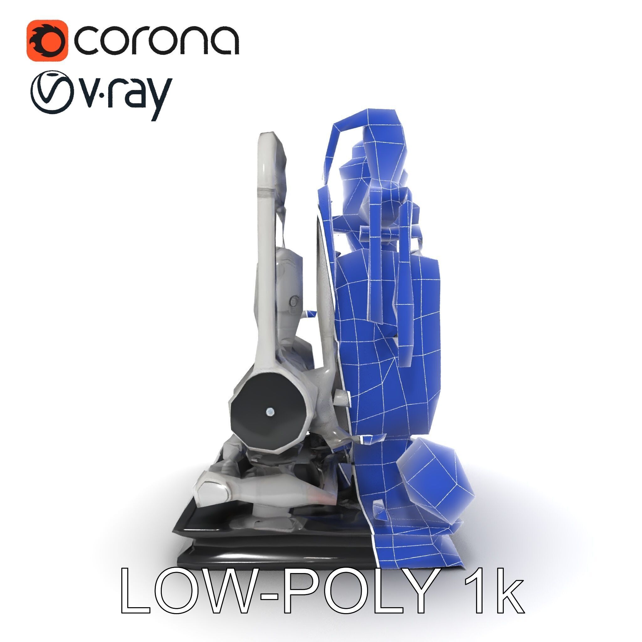 Industrial Pipe System Model Pack Low-poly 3D model_34