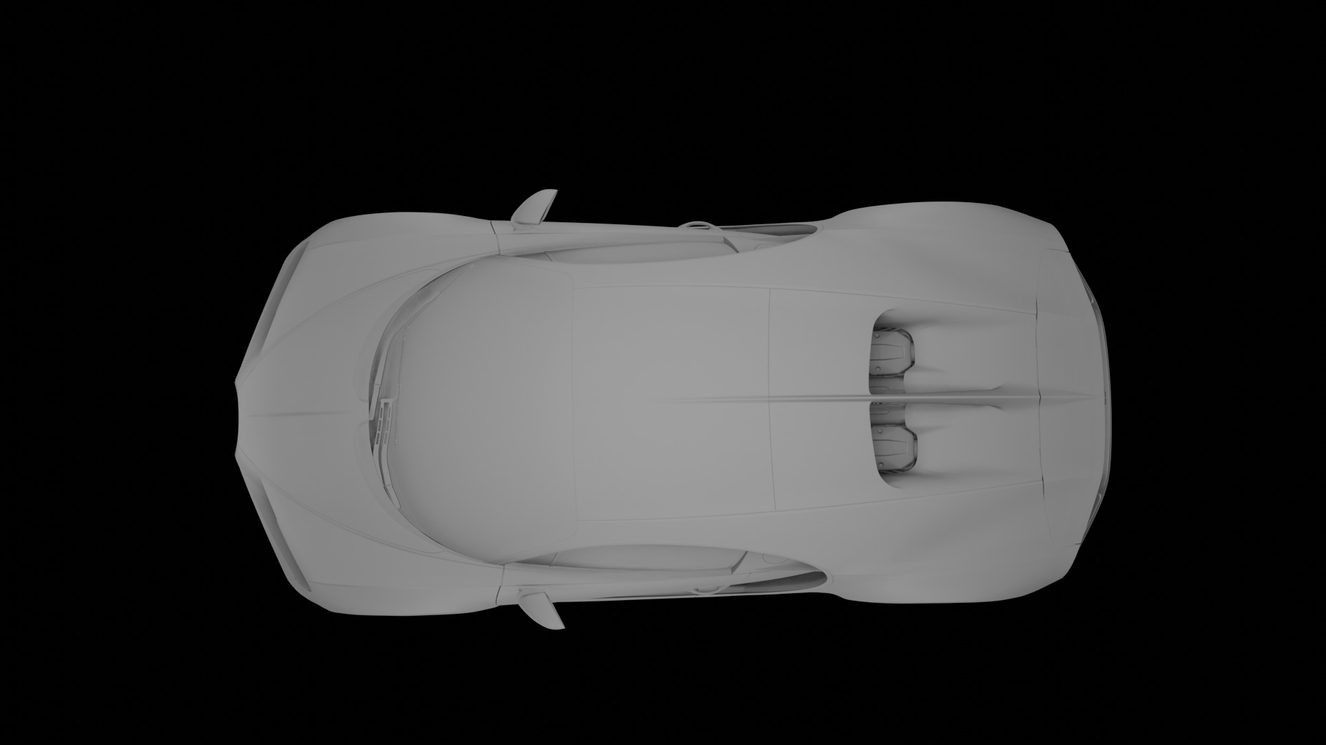 Bugatti Chiron High-Detail Supercar 3D Model  3D model_7