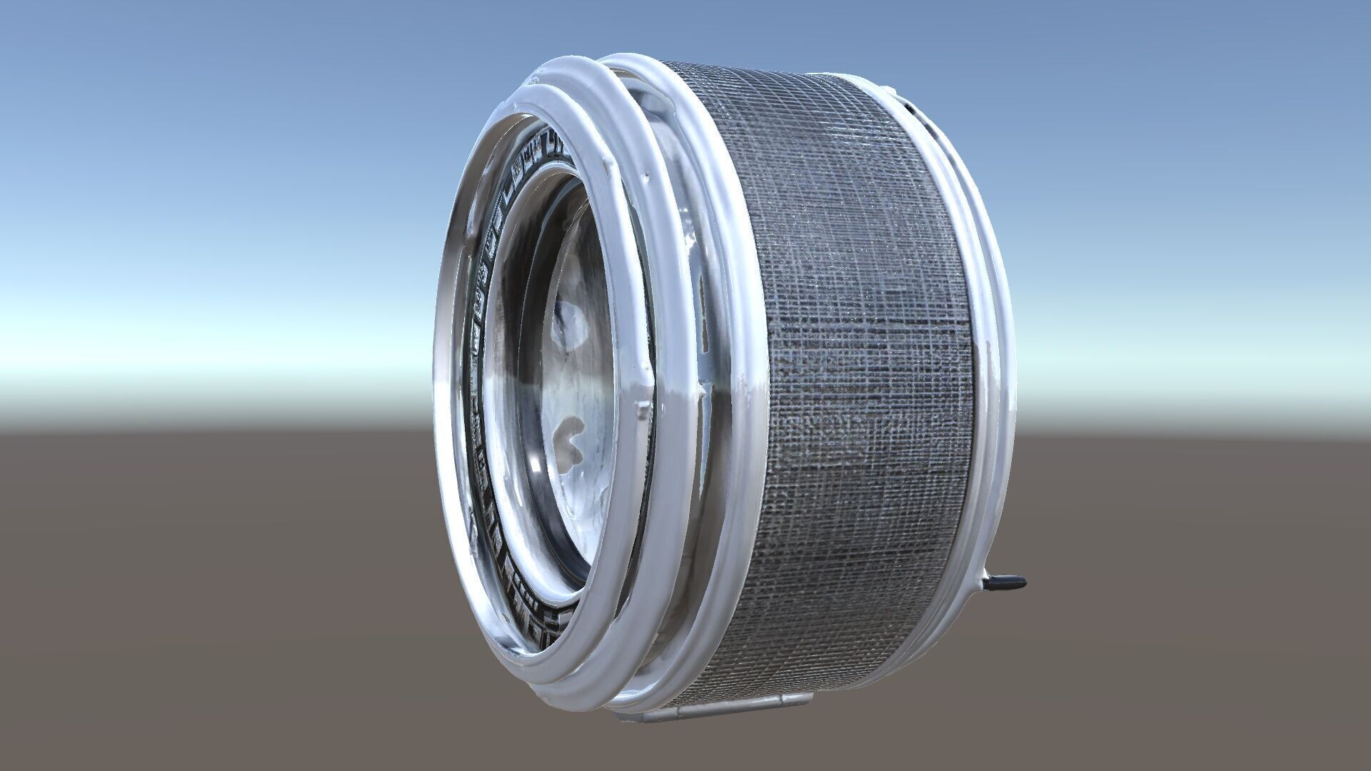 Futuristic Industrial Component Model Pack Low-poly 3D model_5