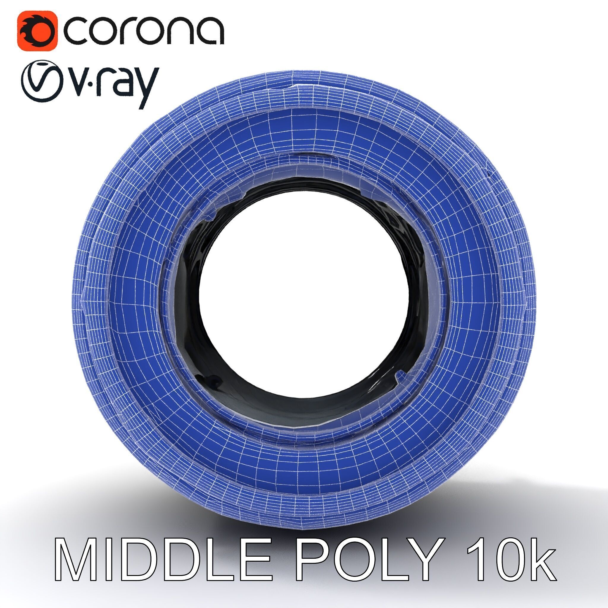 Futuristic Industrial Component Model Pack Low-poly 3D model_18