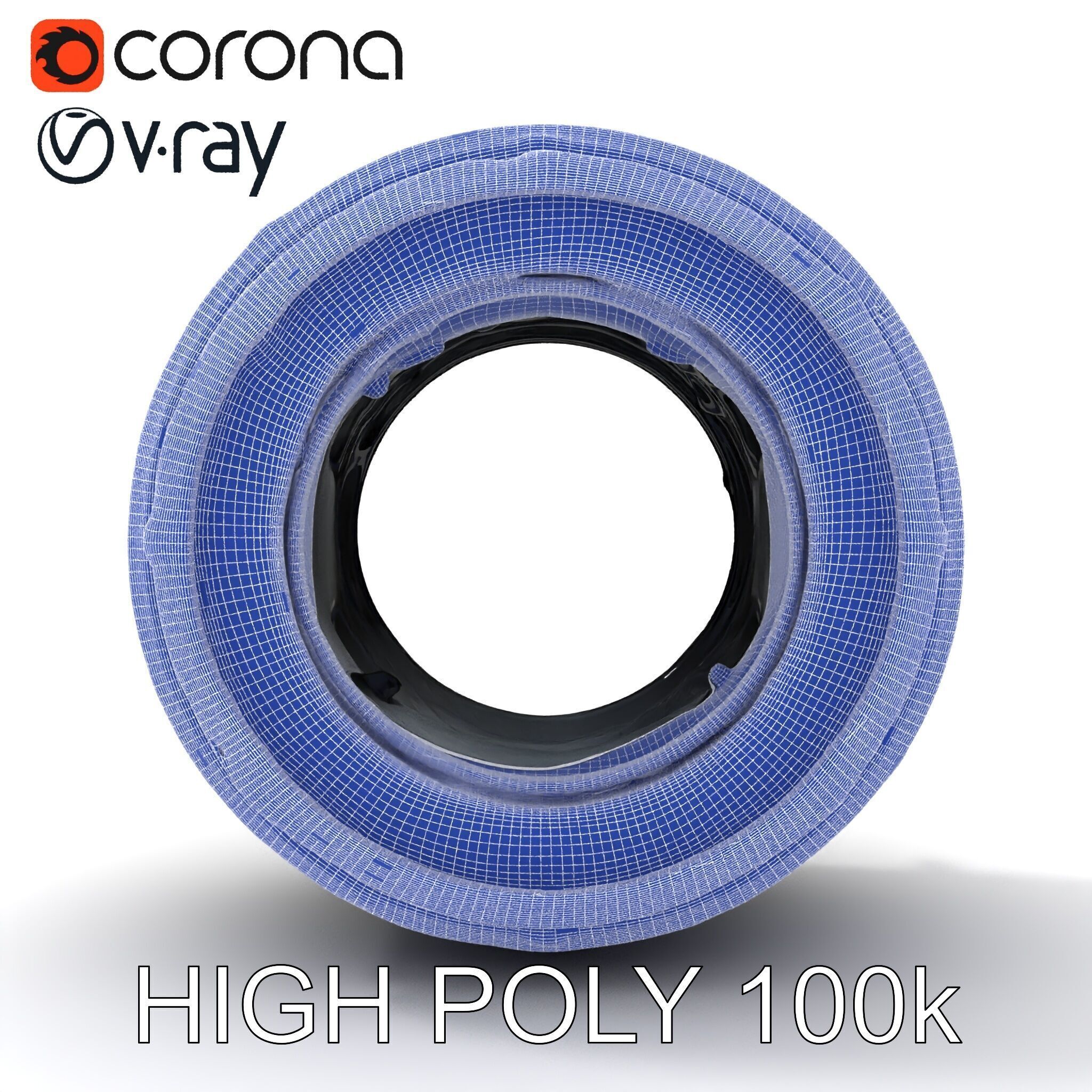 Futuristic Industrial Component Model Pack Low-poly 3D model_33