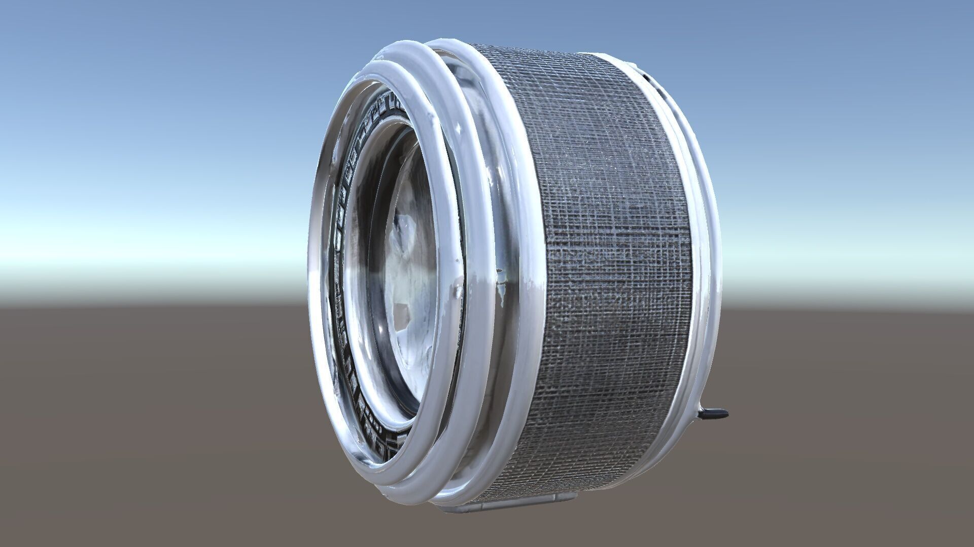 Futuristic Industrial Component Model Pack Low-poly 3D model_9