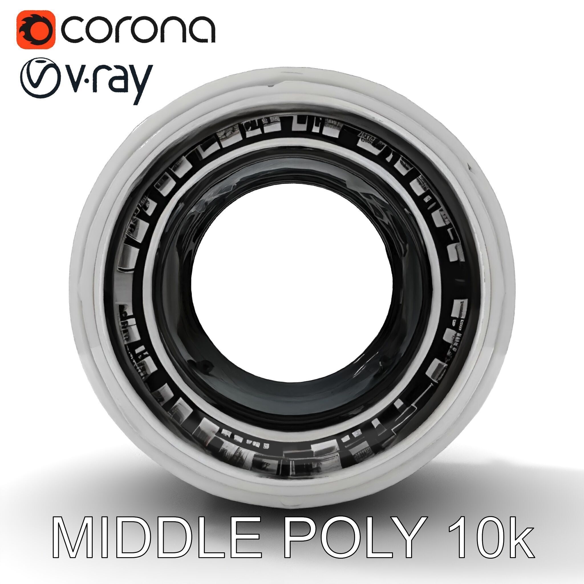 Futuristic Industrial Component Model Pack Low-poly 3D model_34