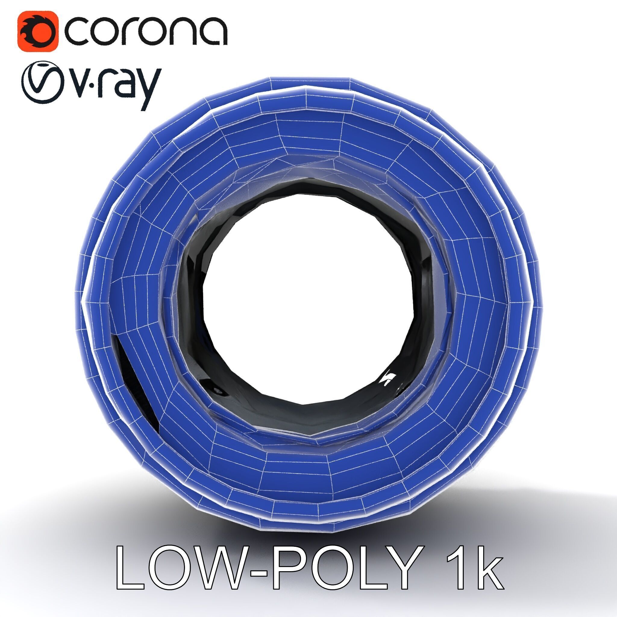 Futuristic Industrial Component Model Pack Low-poly 3D model_29