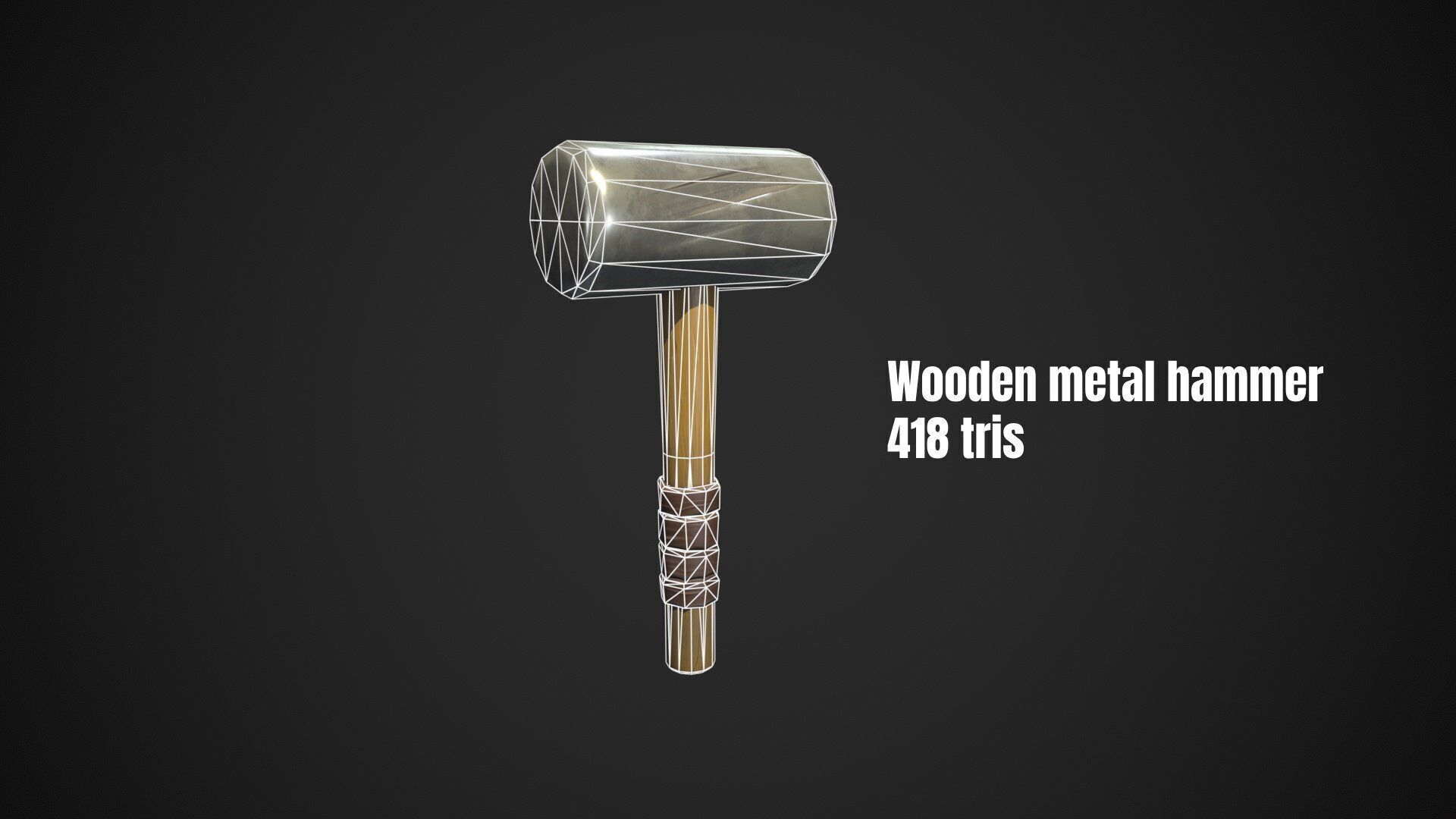 Stylized Farm tools pack 01 10 Types Game Ready low-poly Low-poly 3D model_6