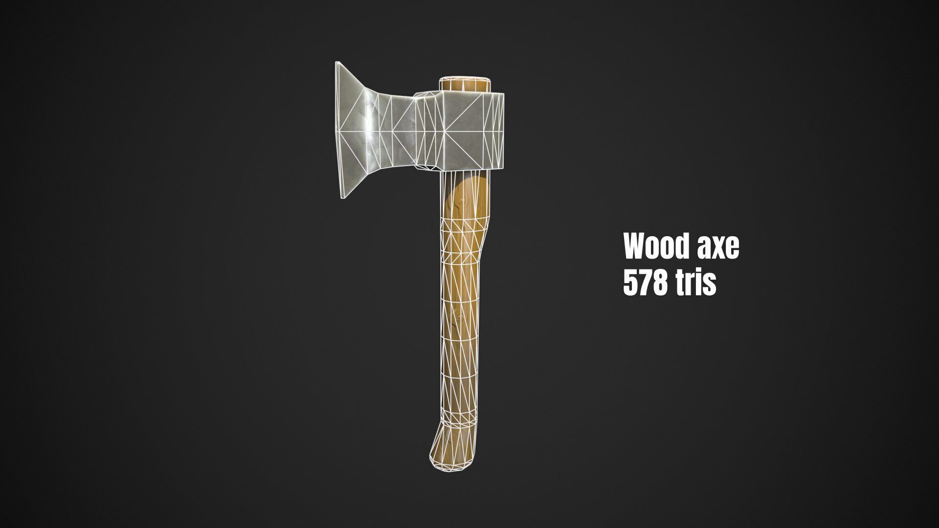 Stylized Farm tools pack 01 10 Types Game Ready low-poly Low-poly 3D model_8