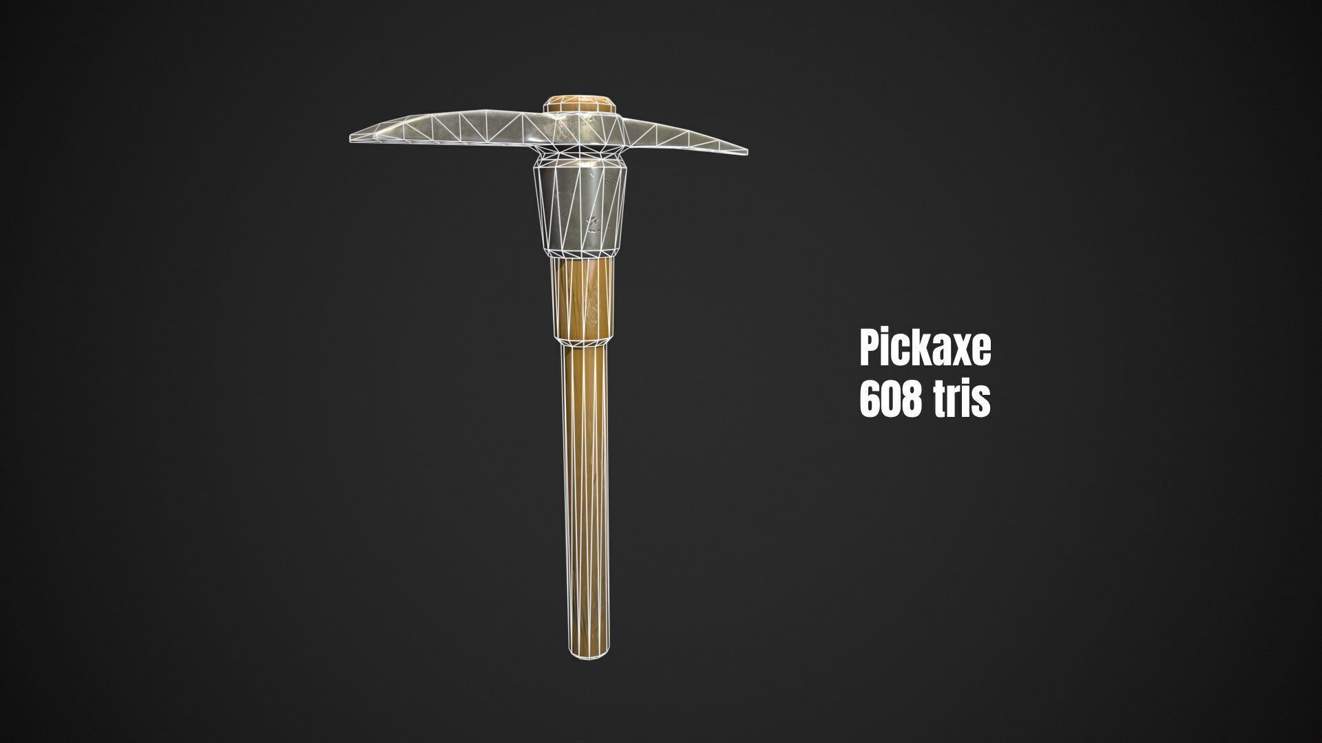 Stylized Farm tools pack 01 10 Types Game Ready low-poly Low-poly 3D model_14