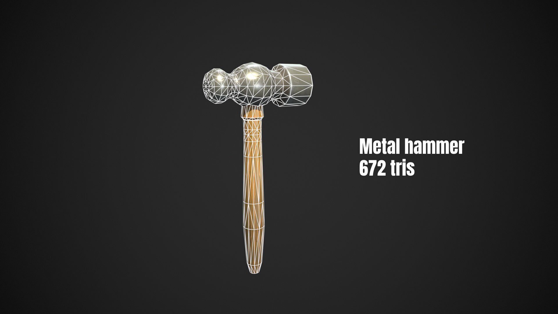 Stylized Farm tools pack 01 10 Types Game Ready low-poly Low-poly 3D model_15