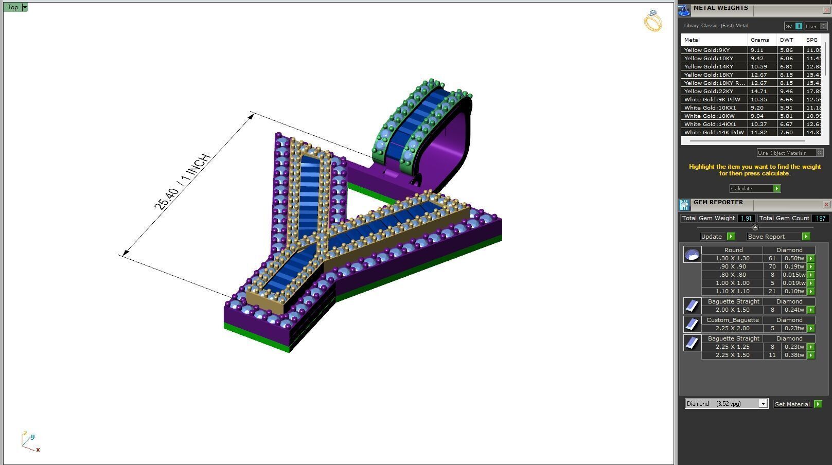 Custom Initial Y Letter Diamond  A to Z Alphabet Bug Necklace 3D print model_6