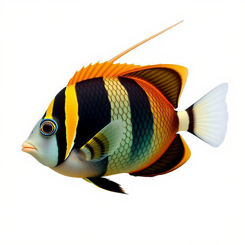Tropical Fish Model Pack for Animation and Games Low-poly 3D model