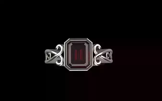 Ornament engagement ring model 1257