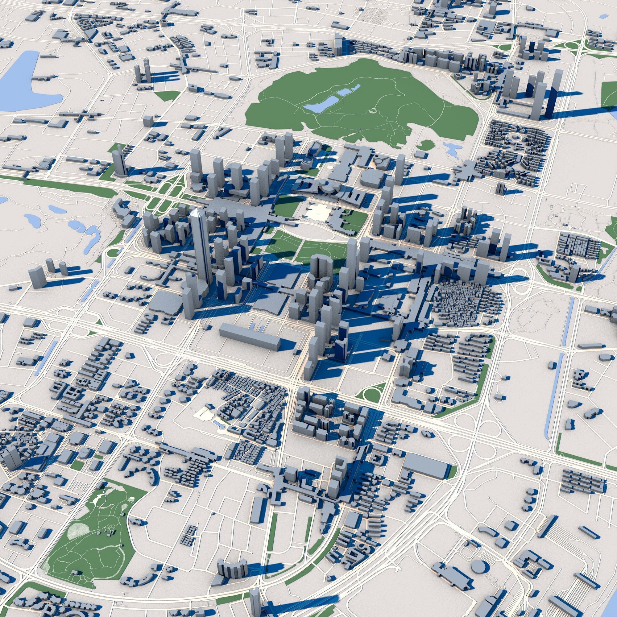 Shenzhen City China 3D model_4