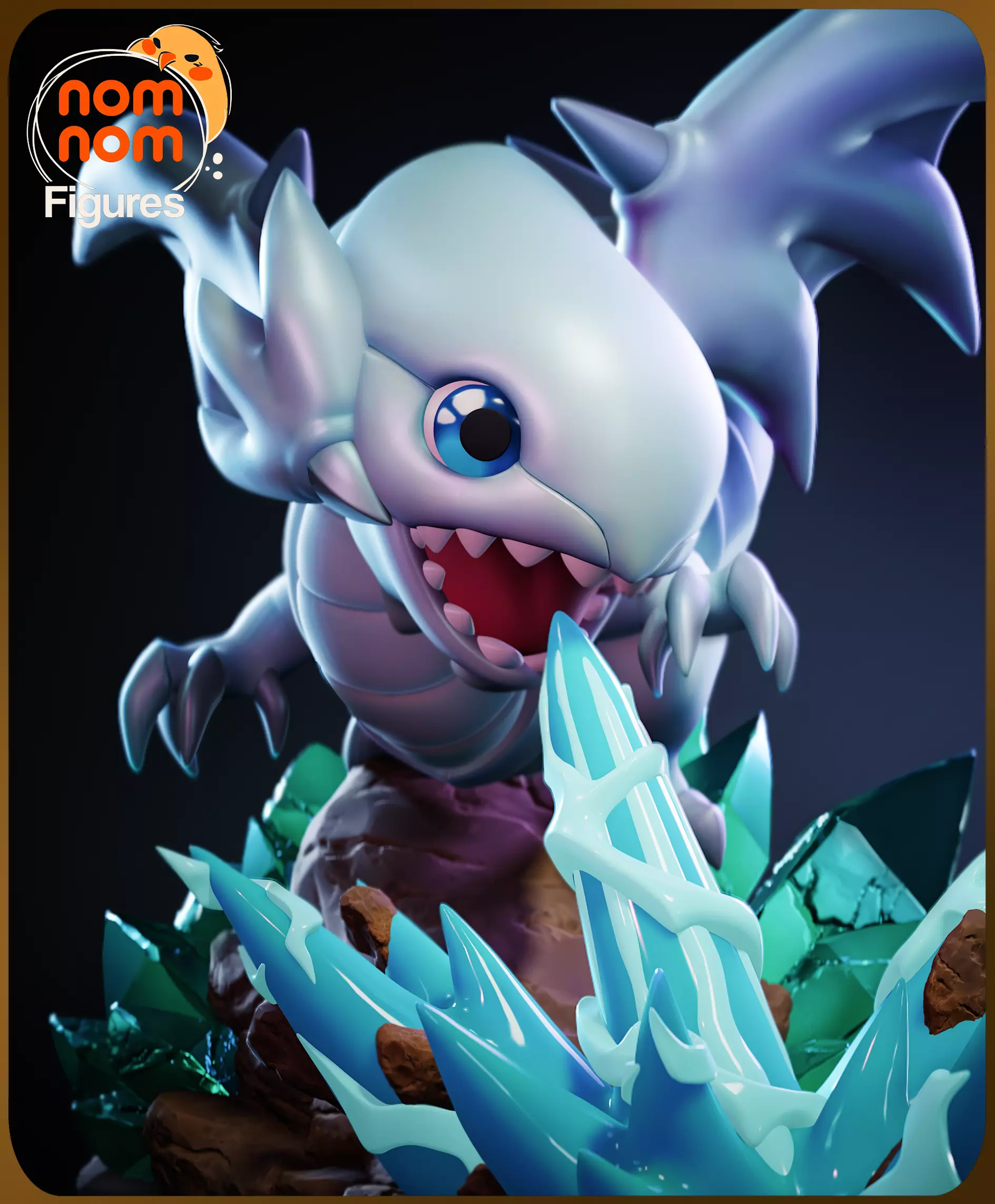 Chibi Blue Eyes White Dragon - Yugioh 3D print model_0