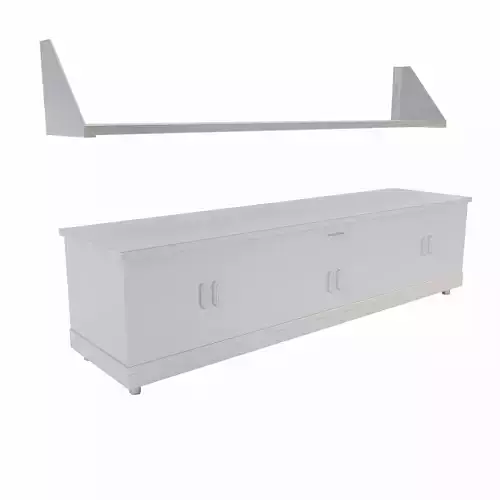 Kitchen cabinet and shelves lowpoly 3d model Low-poly 3D model