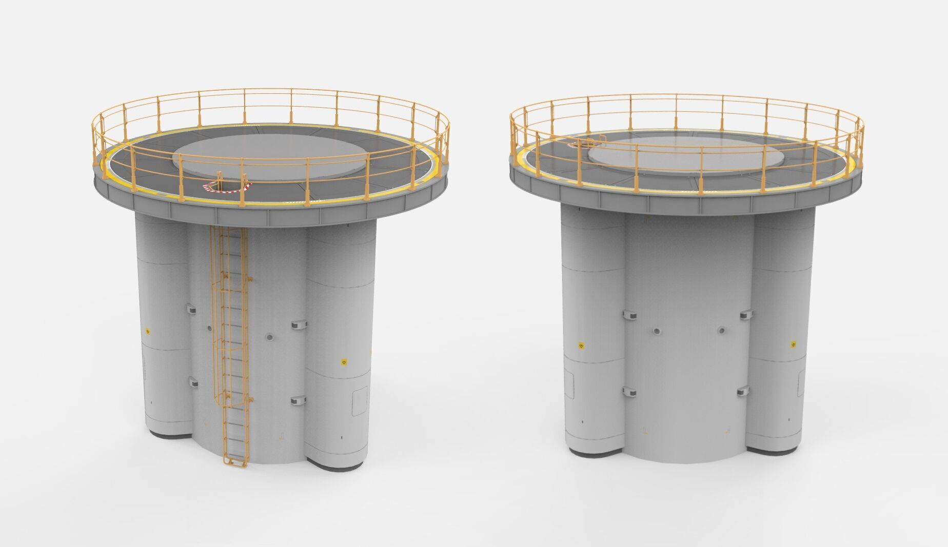 sci-fi Architecture kitbash 53 3D model_10