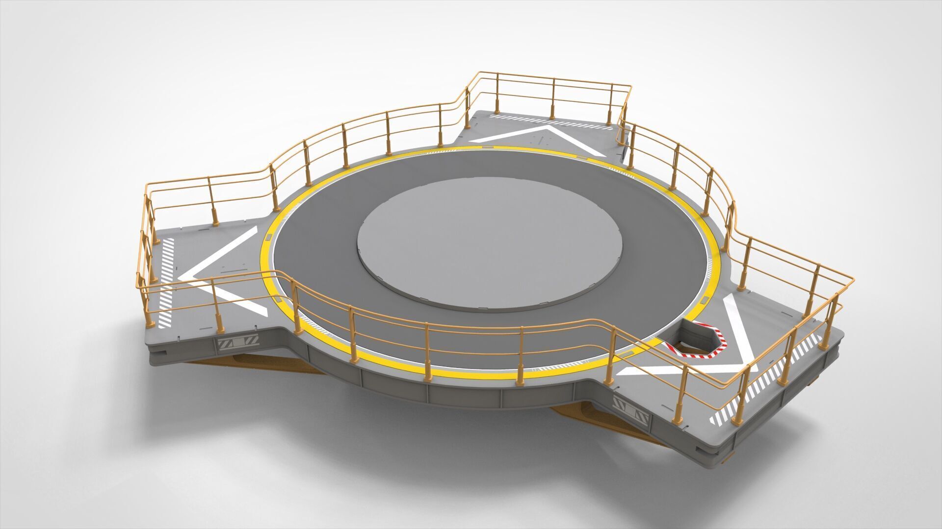 sci-fi Architecture kitbash 53 3D model_6