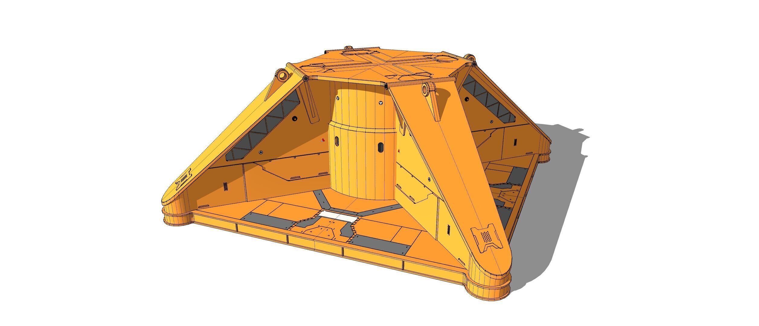 sci-fi Architecture kitbash 53 3D model_29