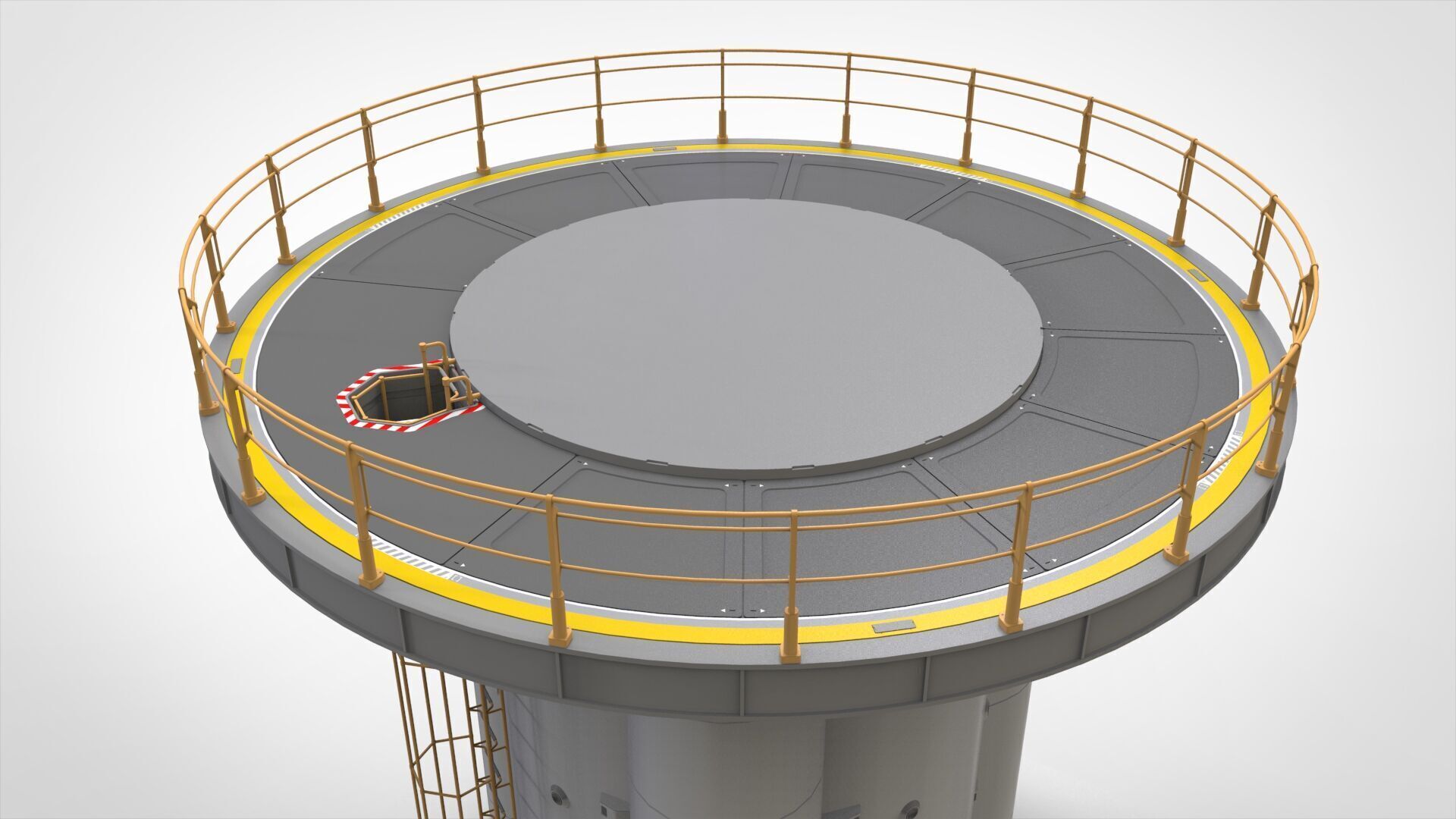 sci-fi Architecture kitbash 53 3D model_11