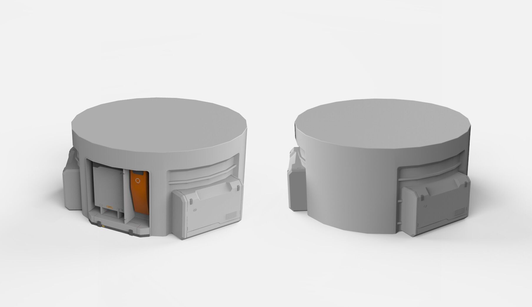 sci-fi Architecture kitbash 53 3D model_22