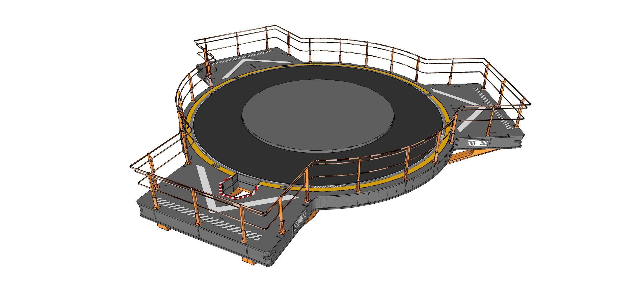 sci-fi Architecture kitbash 53 3D model_28