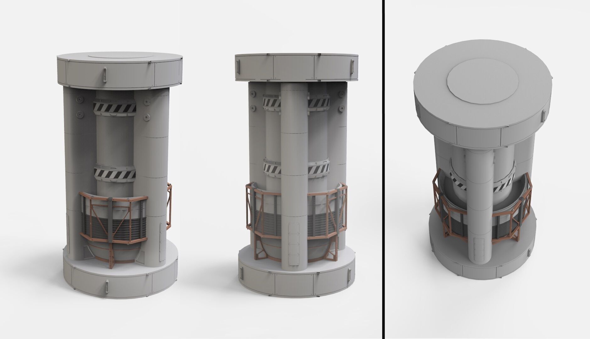 sci-fi Architecture kitbash 53 3D model_17