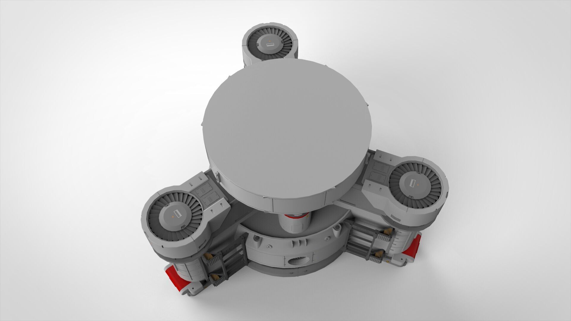 sci-fi Architecture kitbash 53 3D model_3