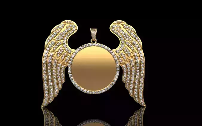 Archangel memory pendant model 1279 3D print model