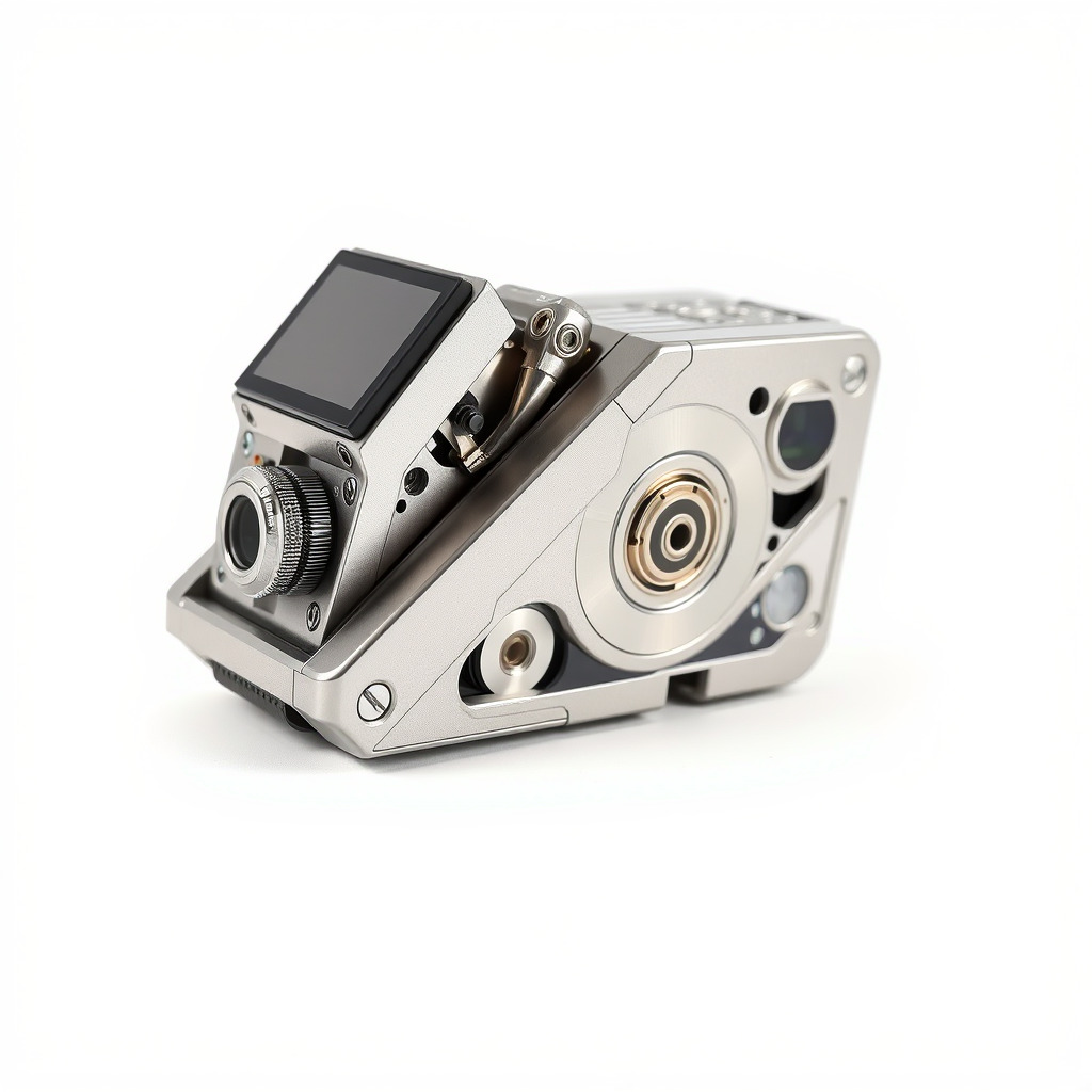 Retro Futuristic Camera Model Pack Low-poly 3D model_4