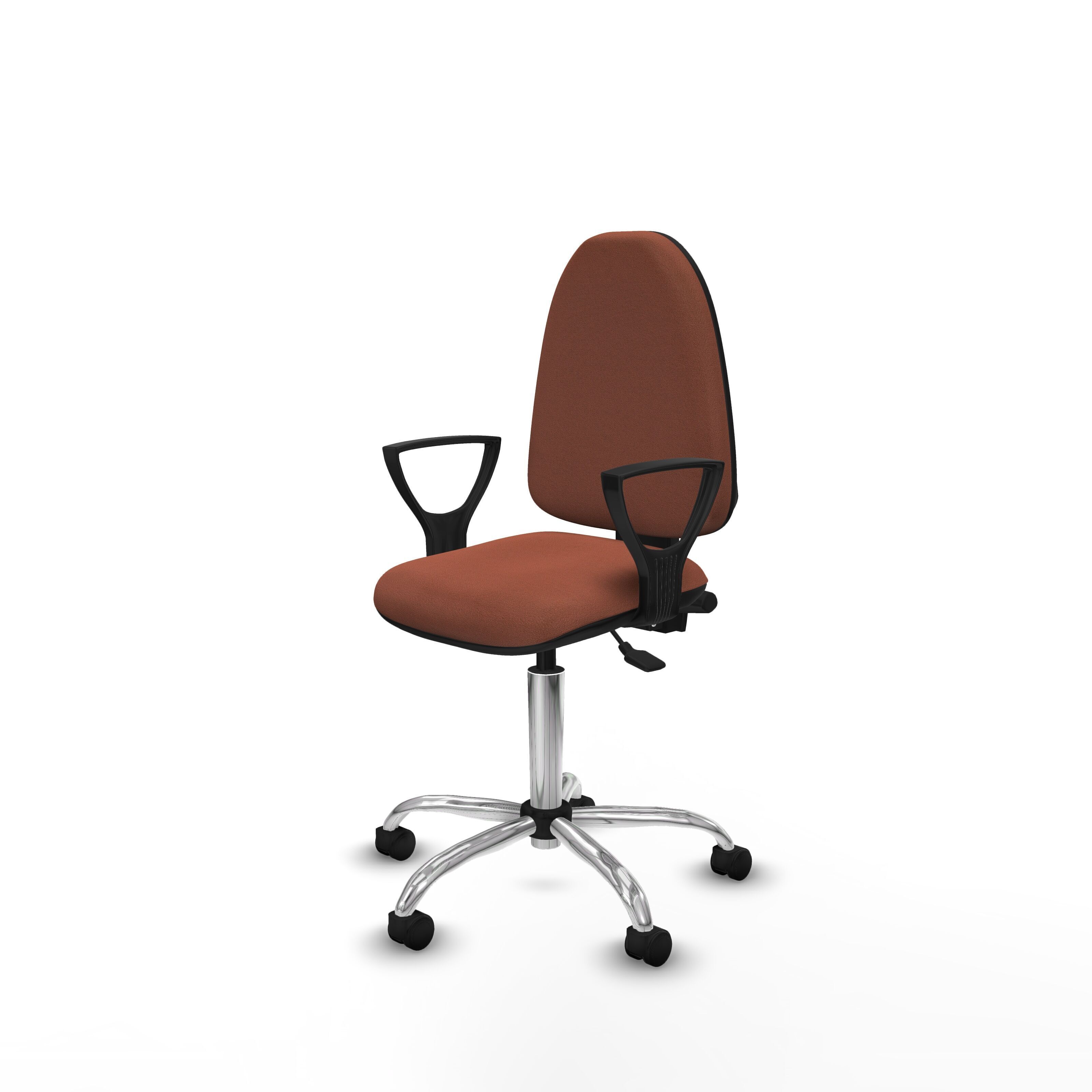Modern Office Chair Low-poly 3D model_2
