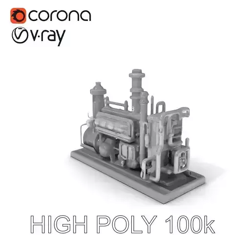 Industrial Generator Model Pack for Production and Game Design