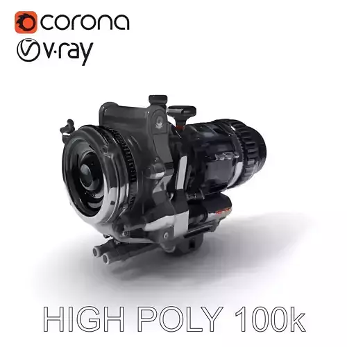 Futuristic Industrial Camera Model Pack