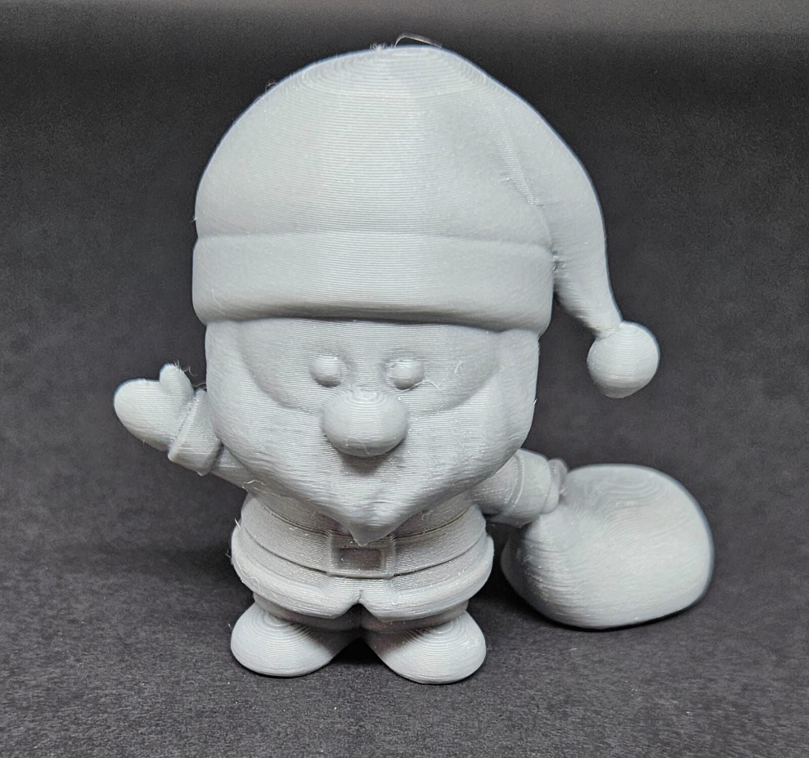 Waving Santa Claus 3D print model_13