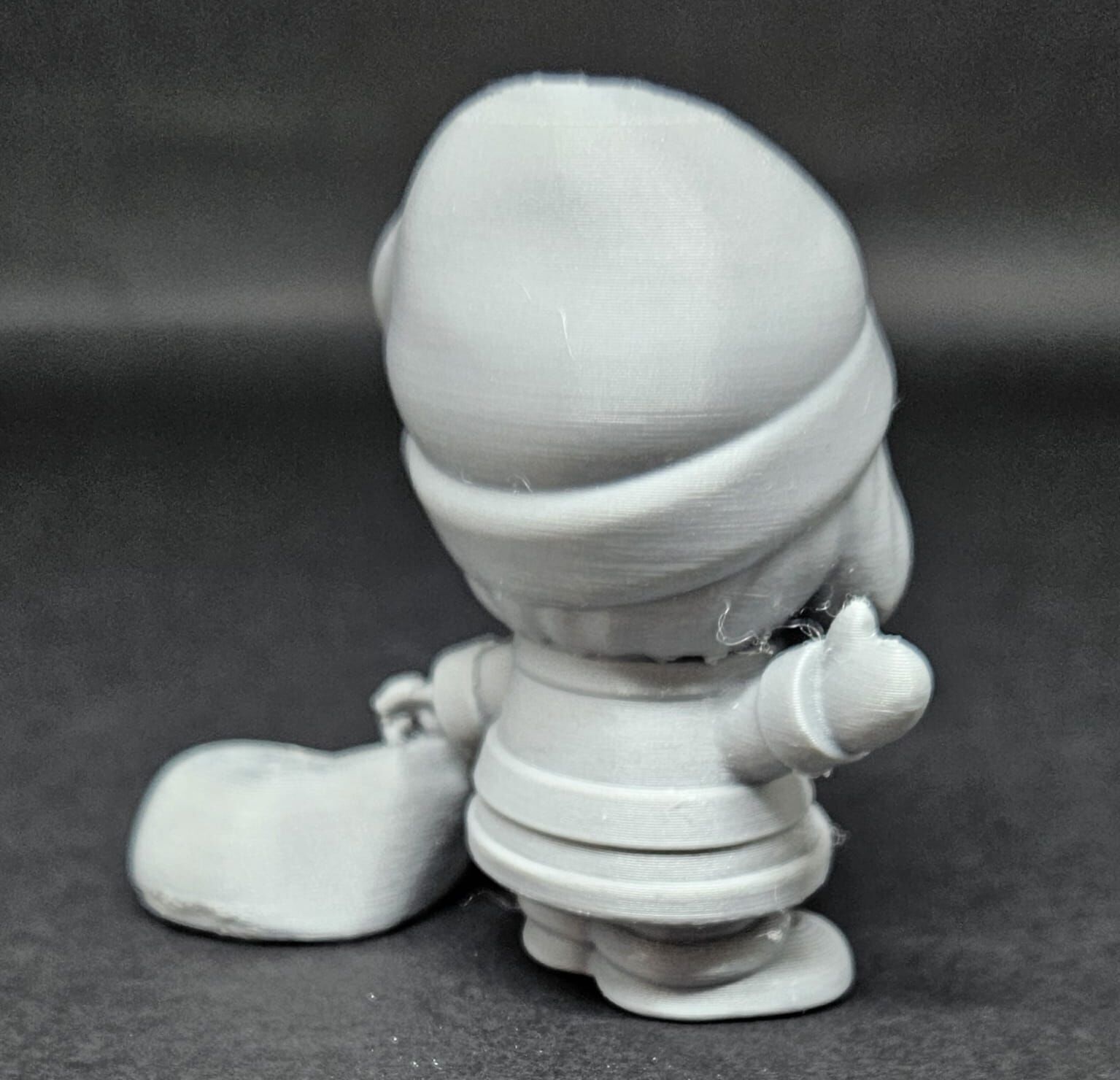 Waving Santa Claus 3D print model_9