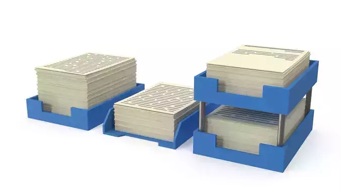 Stylized Paper Stacks