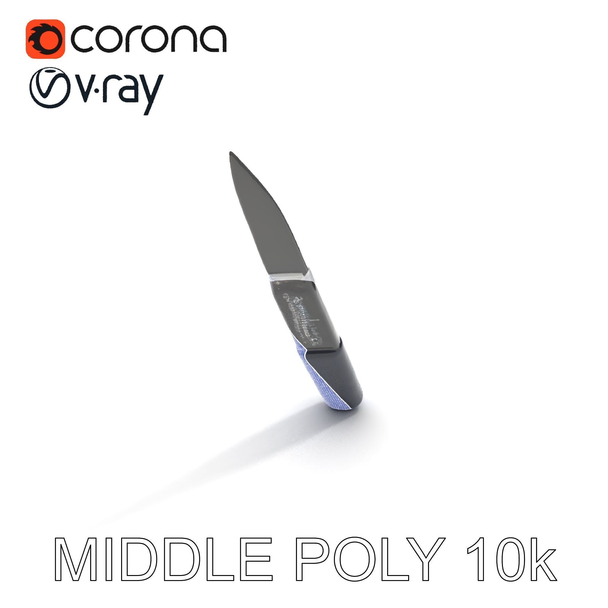 Precision Scalpel Model Pack with Textured Handle Low-poly 3D model_9