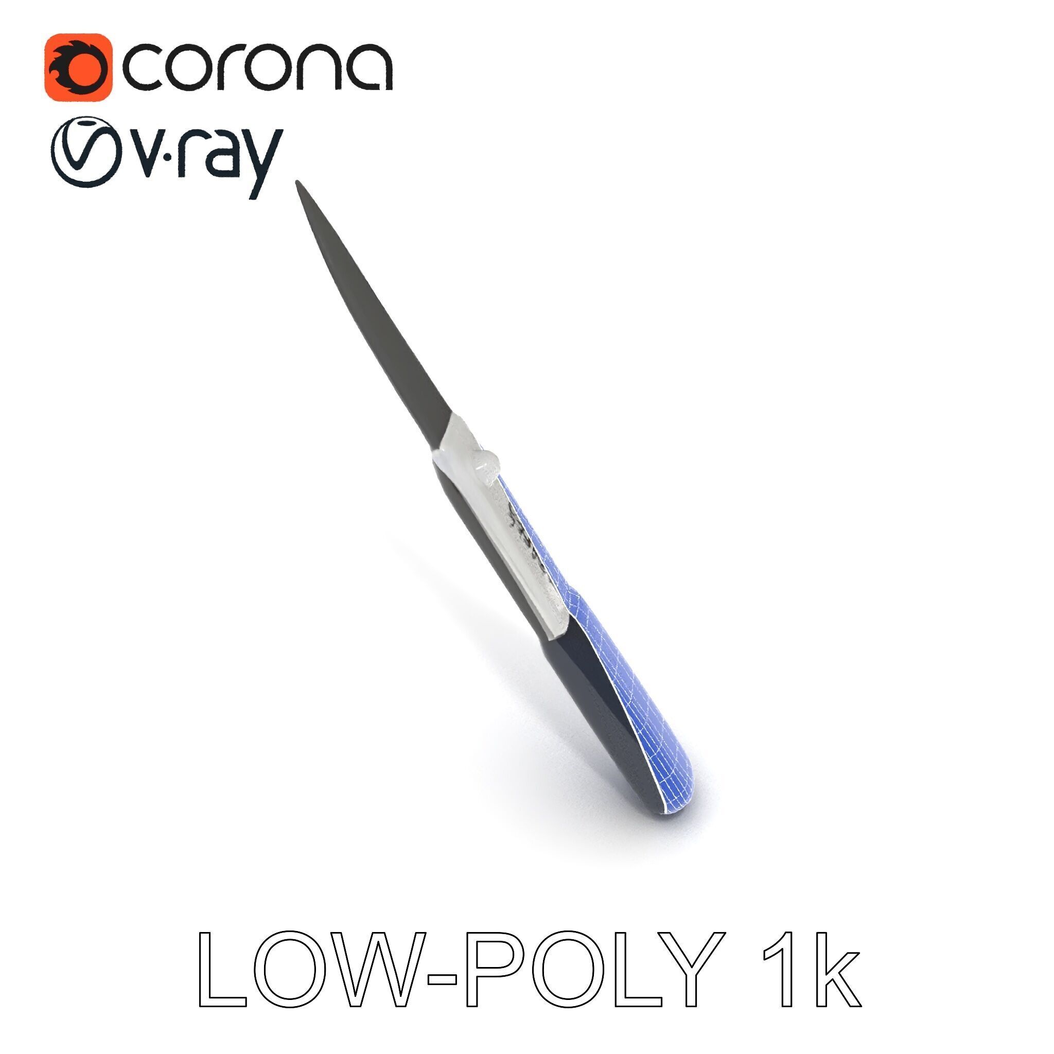 Precision Scalpel Model Pack with Textured Handle Low-poly 3D model_18