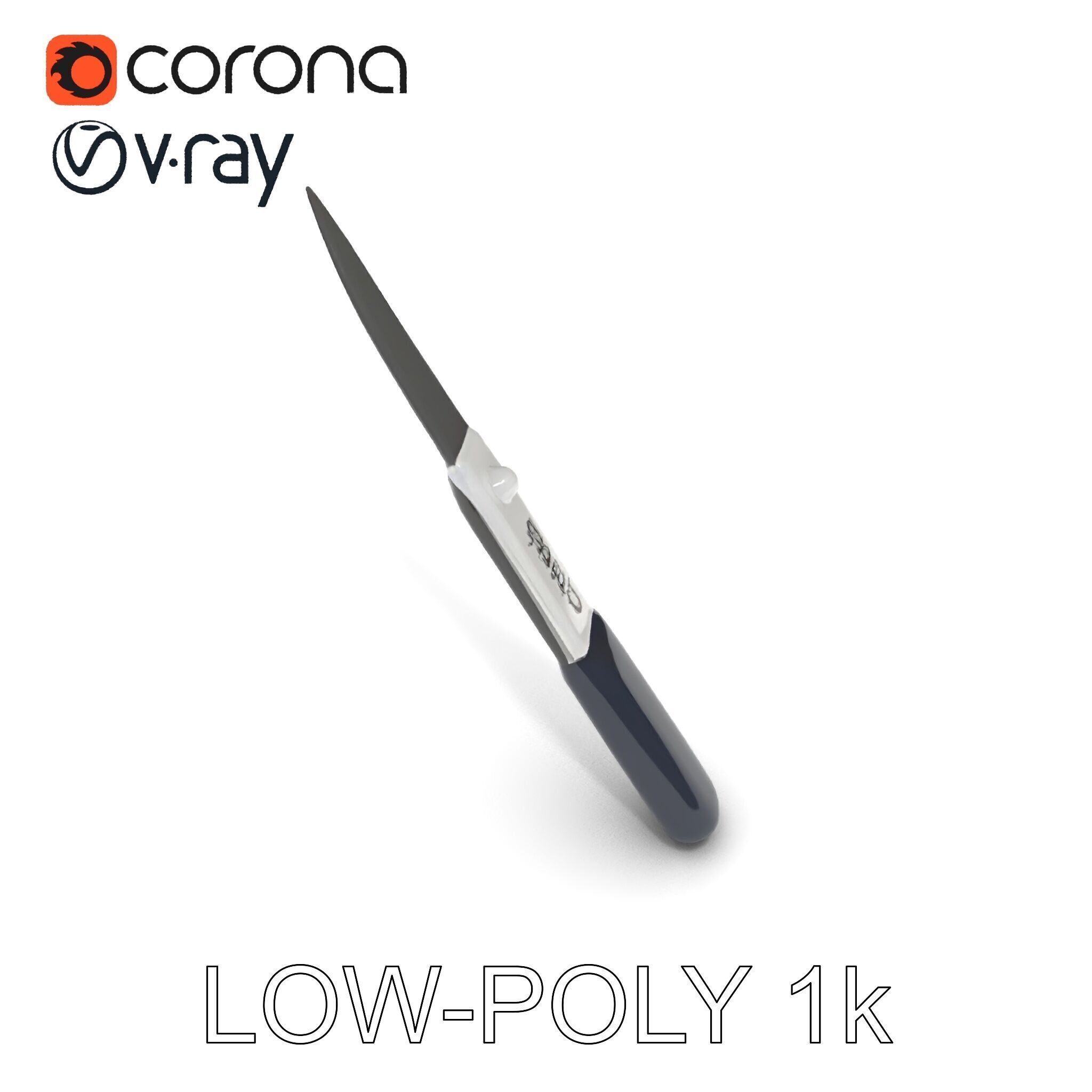 Precision Scalpel Model Pack with Textured Handle Low-poly 3D model_26