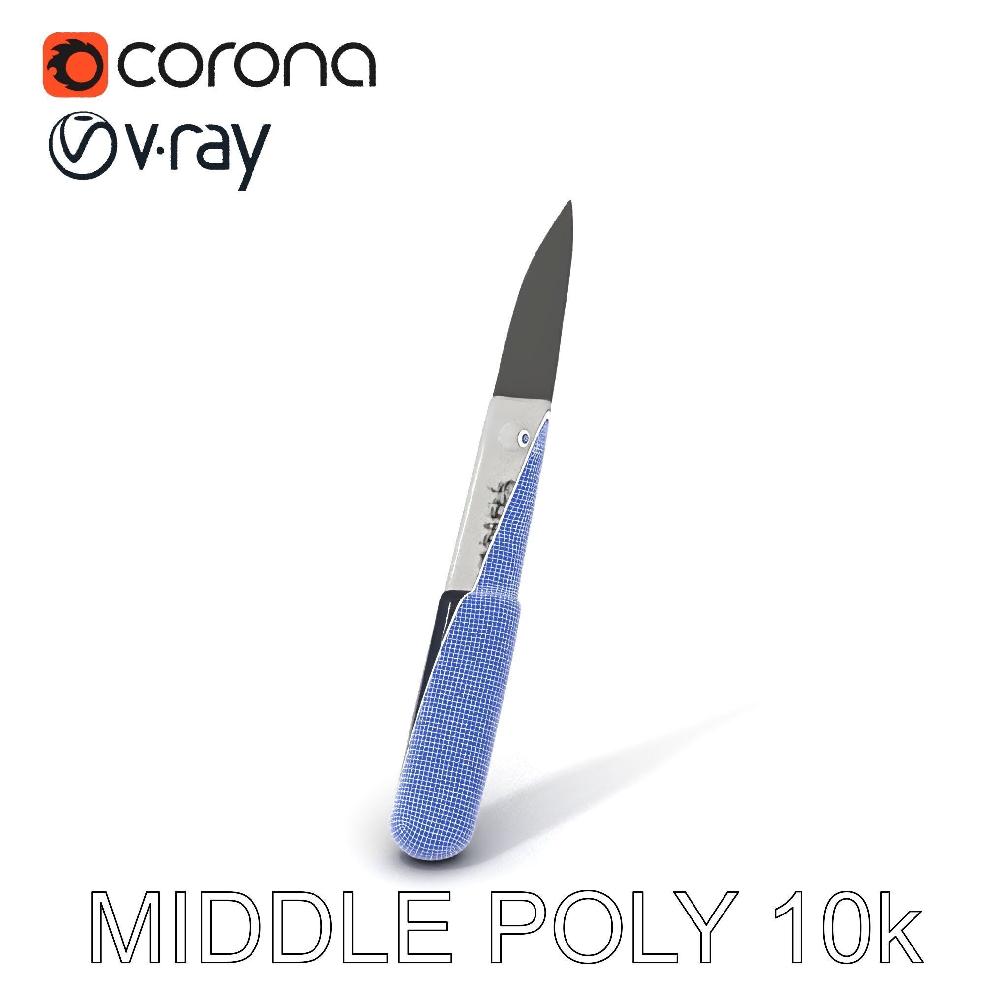 Precision Scalpel Model Pack with Textured Handle Low-poly 3D model_30