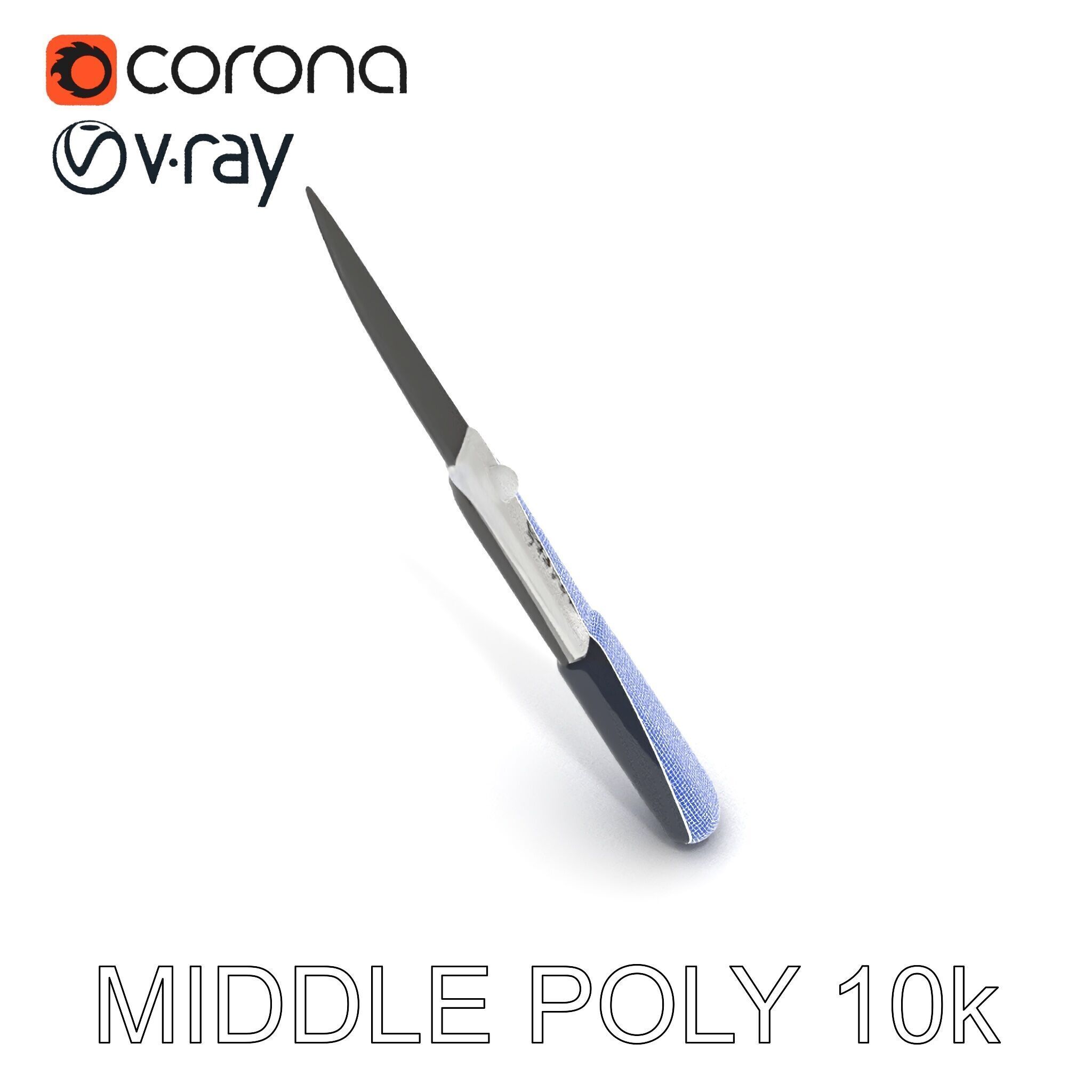 Precision Scalpel Model Pack with Textured Handle Low-poly 3D model_33