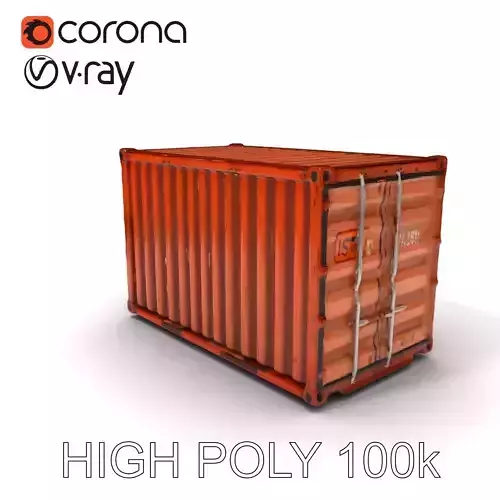 Realistic Shipping Container Model Pack for D Environments